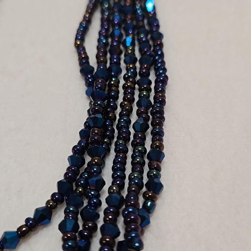 Multi Strand Beaded Necklace - Picture 5 of 5